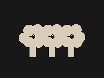 Reforestación logo bird icon isotype logo symbol tree