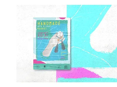 Arts & Craft market poster drawing graphicdesign illustration illustrator photoshop poster posterdesign