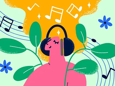 On the wave branding color graphic design illustration logo