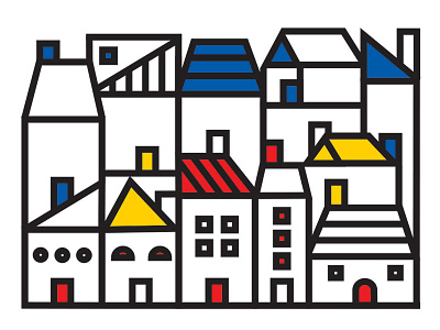 Houses design illustration simple