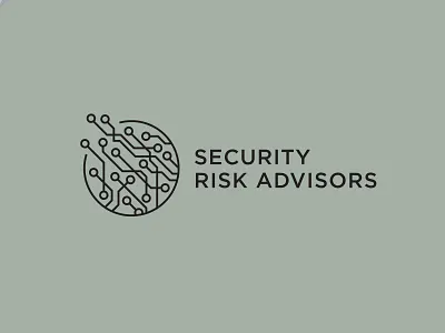 Security Risk Advisors binary brand branding computer corporate cyber cyber security digital hacking illustration internet logo logotype modern online tech technology type typography web