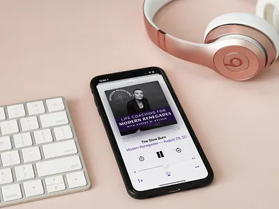 Modern Renegades Podcast branding design digital design logo print design visual identity website