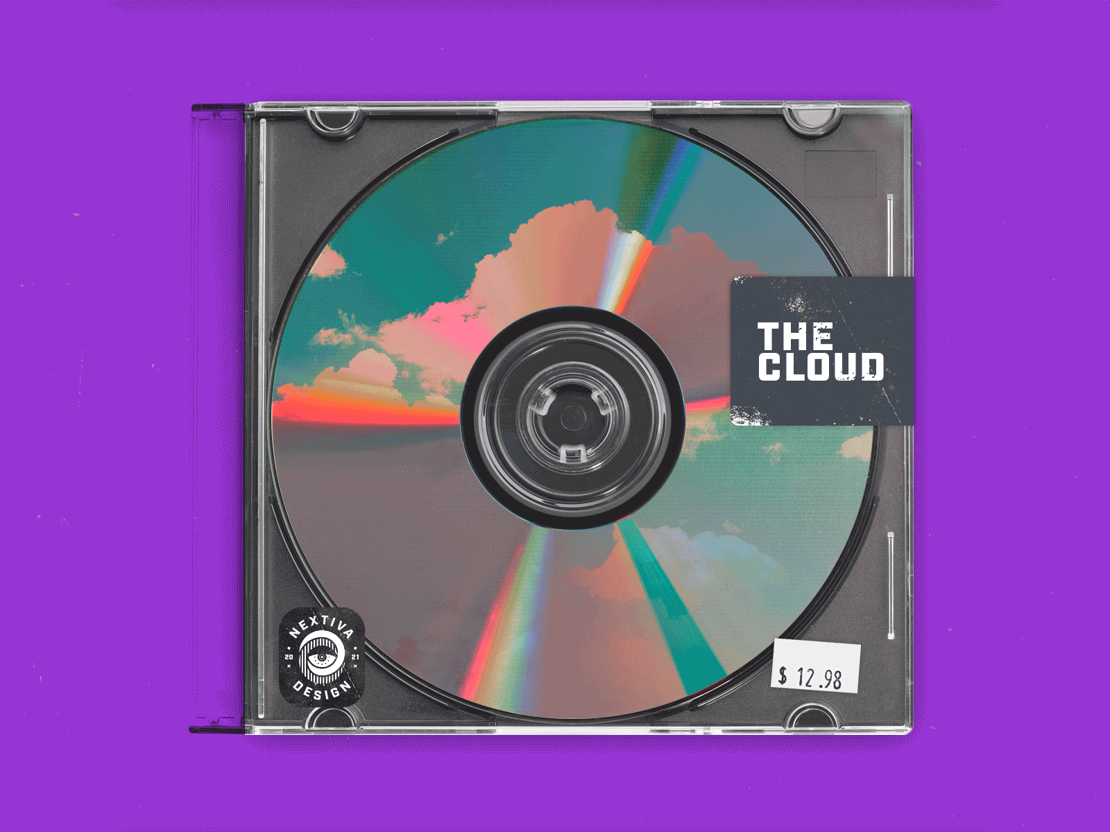 Nextiva | The Cloud Album album album art cd clouds music purple