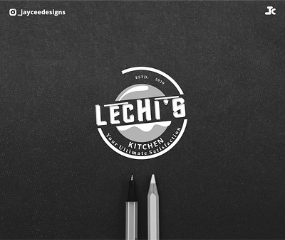 Lechi's kitchen logo design. branding design graphic design logo logo design minimal vector