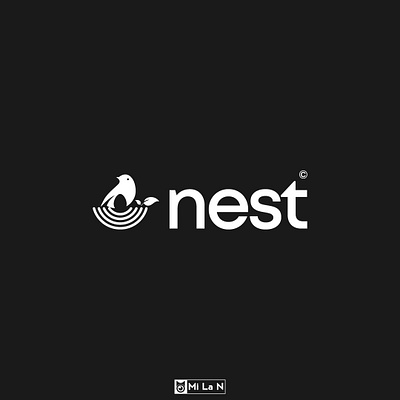 nest – Daily Inspiration Series #003 – Milan Aththanayake amazing brand brand identity branding business creative design graphic design illustration logo logo design logodesign minimalist minimalist logo modern simole solutions unique