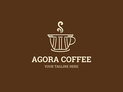 Desain Logo Agora Coffee By Ozan design graphic design logo logo design