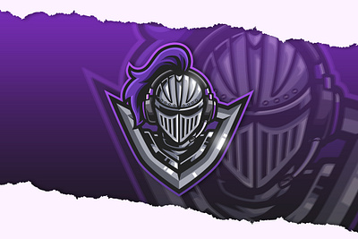 Medieval Knight Mascot Logo branding cartoon cartoon logo design esport logo esports gaming gaming logo illustration logo mascot mascot logo medieval knight sport logo stream stream logo twitch twitch logo vector warrior