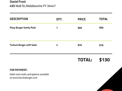 Invoice Design For Business branding graphic design invoice promoting promotion