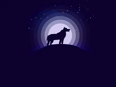 KINGDOM OF MY HEART. adobe animation blending design editing graphic design illus illustration illustrator logo ui wolf