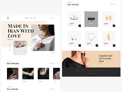 golden shopping figma graphic design ui ui design