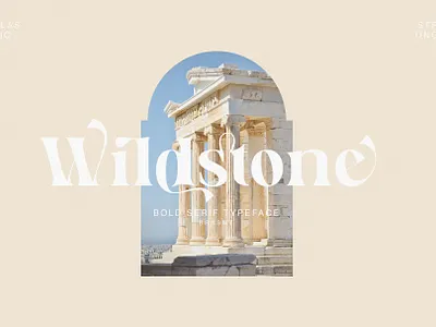 Wildstone – Ligature Serif Typeface luxury font
