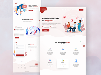 Pharmacy landing page 3d adobe photoshop adobe xd design animation branding delivery design education figma design graphic design health care illustration landing page design logo mobile app design ui ux design web design website design website landing page design