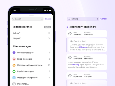 Search & filter ui ux