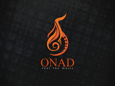 ONAD Music Logo Design brand identity branding design graphic design illustration lakshitha chirath logo onad music vector