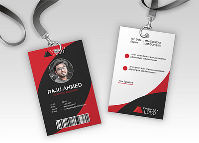 Corporate Id Card Design By Raju Ahmed branding card design graphic design id card raju ahmed