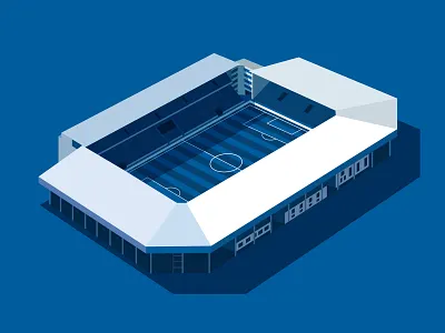 Bielefelder Alm adobe illustrator architecture art direction artwork blue design flat design flat illustration football freelance designer freelance illustrator graphic design icon iconography illustration logo soccer vector vector art vector illustration