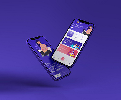 Naim App Design Concept androidapp appdesign appui appuidesign cleanui iosapp medicalapp minimalui mobileui pregnancyapp ui uidesign uiux uiuxdesign ux uxdesign