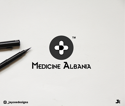 Medicine Albania branding design graphic design logo logo design minimal vector