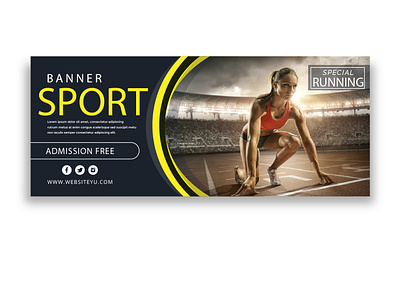 Sport Banner Design banner best banner design branding business business flyer design designer facebook flyer freelancer niloy graphic design illustration instagram logo popular banner design social media sport top banner design