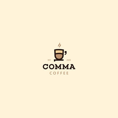 Comma coffee logo line branding coffee coffee icon coffee logo coffee logo icon comma coffee comma logo creative cup logo design icon illustration line art logo logo designer تصميم لوقو شعار شعار قهوه شعارات لوقو