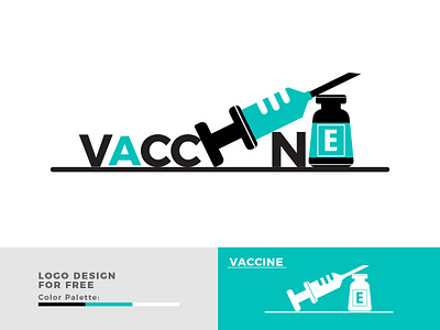 Vaccine Logo branding branding identity design dose graphic design icon illustration letter logo medicine presentation vaccine vector