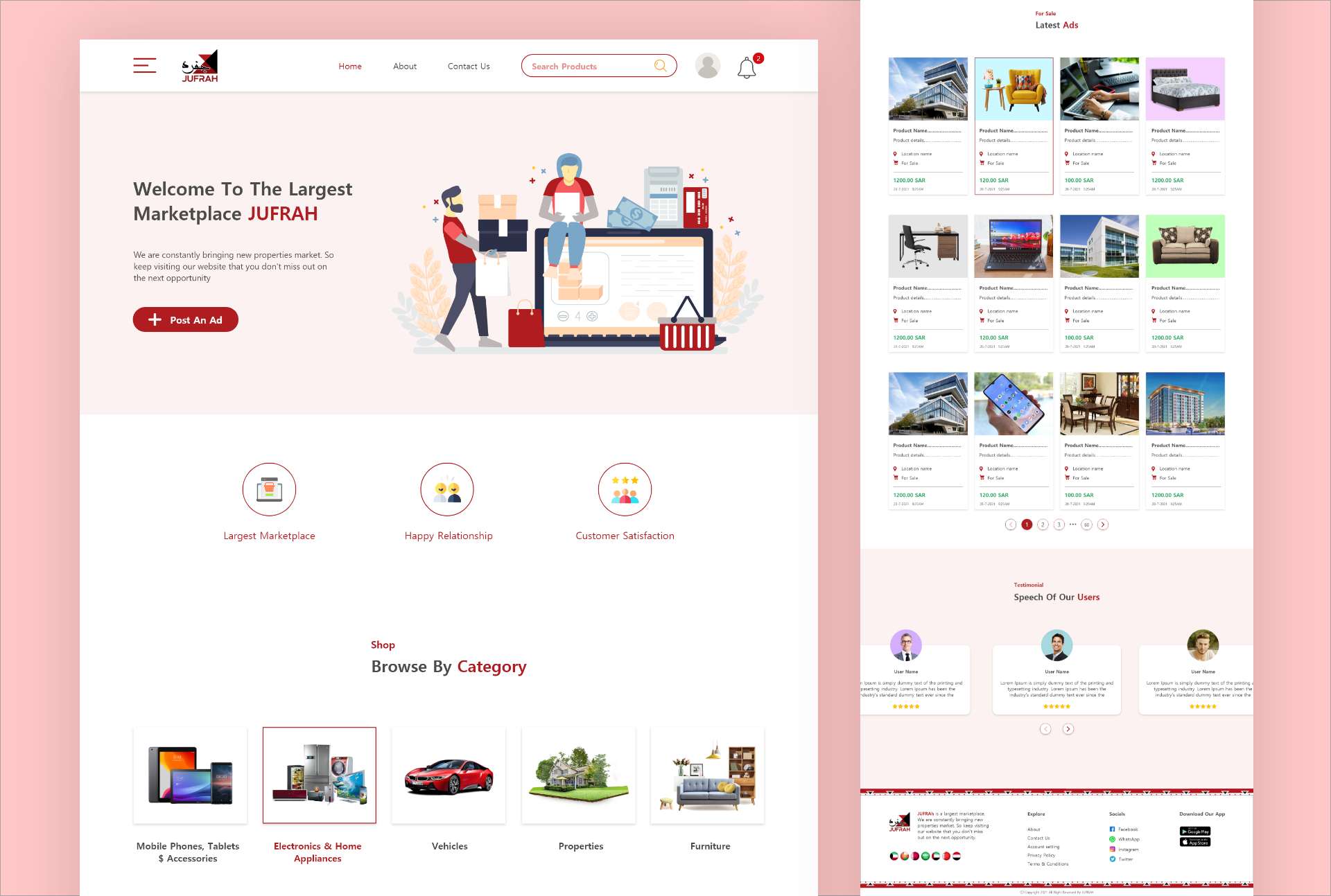 Example of Professional UI/UX Design For Websites