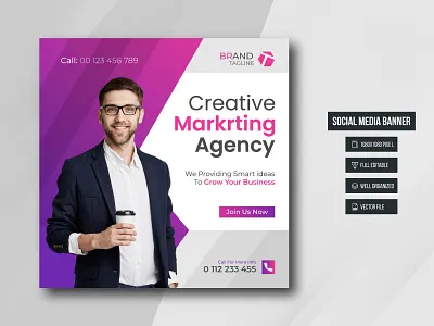 Social Media Banner | Instagram Post. banner ads banners business ad corporate banner digital marketing banner facebook banner facebook cover facebook post h g f d s a z x c v b n m instagram banner instagram post instagram stories q w e r t y u i o p l k j social media banner social media post social media template web banner web banner templates youtube channel arts youtube thumbnail