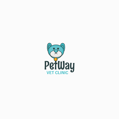 Petway clinic logo animal animal logo app branding creative dog icon dog logo icon illustration logo logo designer minimal pet pet clinic pet clinic logo pet logo petway logo ui ux شعارات