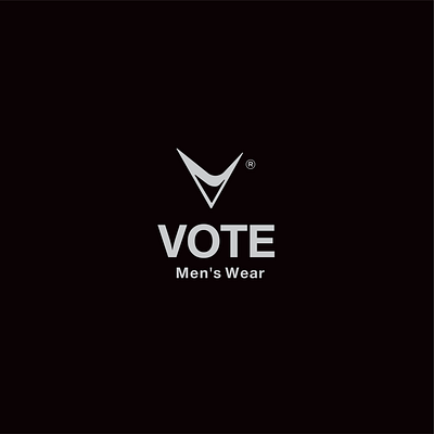 Vote Logo art black black and white branding creative design iconic letter line art logo logo designer ui v v logo vote vote logo v letter wear wear logo شعار