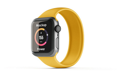 Apple Watch Mockup abstract apple watch clean device display laptop mac macbook mockup phone phone mockup presentation realistic simple smartphone theme ui ux web webpage