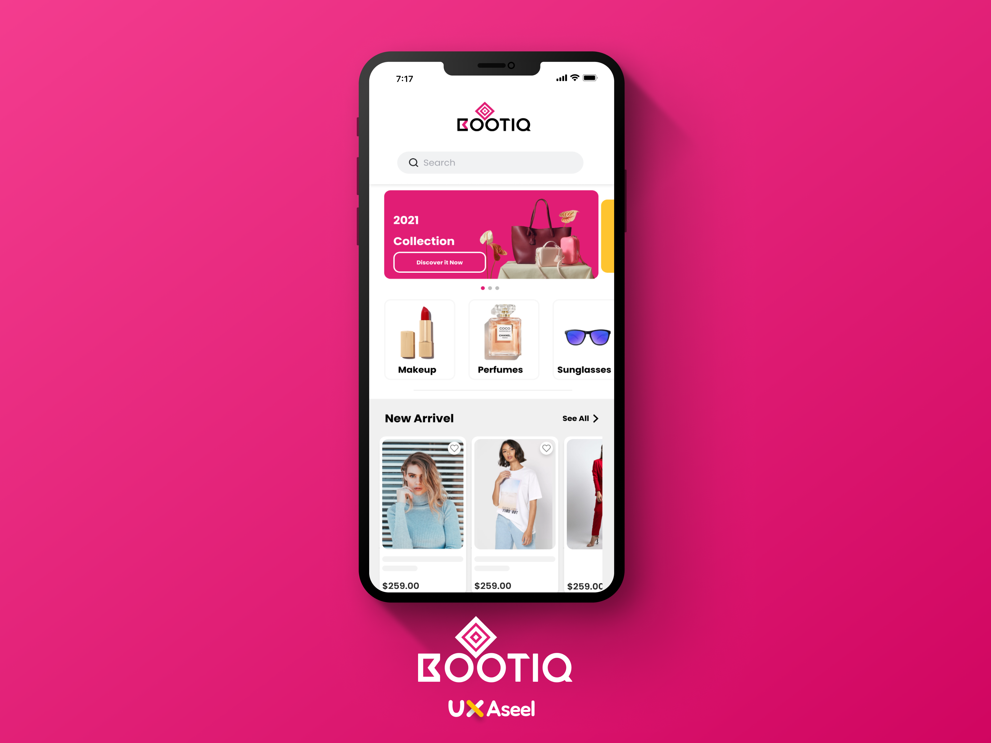 Example of Bootiq App