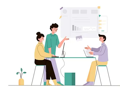 Collaboration art design illustration illustration art illustration design vector