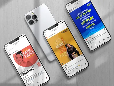 Podcast Social Posts branding design graphic design instagram photoshop podcast quote graphics social media