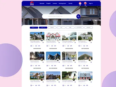 Product List - Real Estate Website graphic design product details property ui user interface ux
