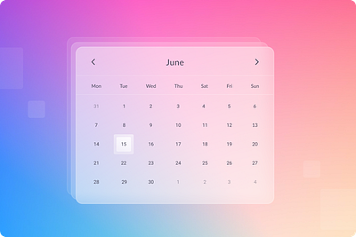 Calendar UI ui