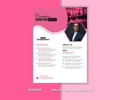 Modern & clean business flyer design . branding clean design creative design design designer flyer flyer design freelanching graphic design graphic designer print print design social media