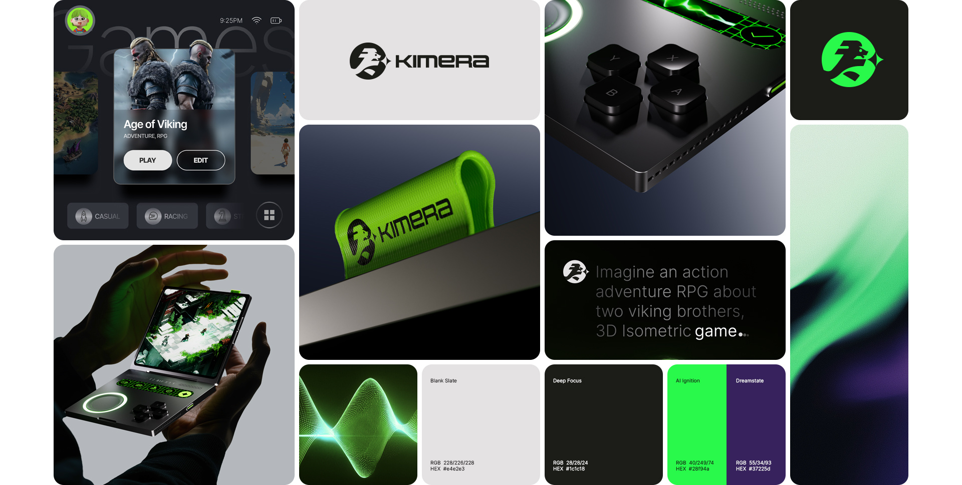 Kimera Bento 3d design ai bento branding c4d dashboard graphic design logo product design ui