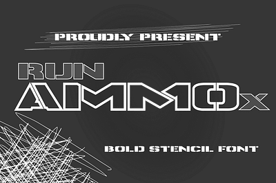 Runammox Font army font bold font display fonr logo font modern font sport font stencil font typeface typography