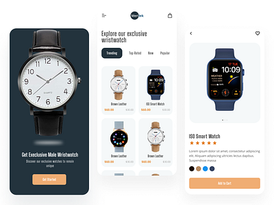 Merilek Watches mobile app