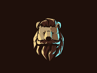 hipster bear logo design animal bear bearded branding character cool design graphic design hipster icon illustration illustrator logo logos strong ui ux vector