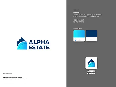 Alpha Real Estate Logo Design 3d branding customizable illustration logo logodesign logotemplate logovector real estate realestatelogo template ui uidesign userexperience uxdesign vector website