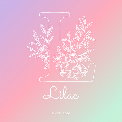 LILAC(2002) design logo logodesign