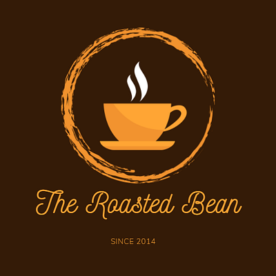 THE ROASTED BEAN design logo logodesign