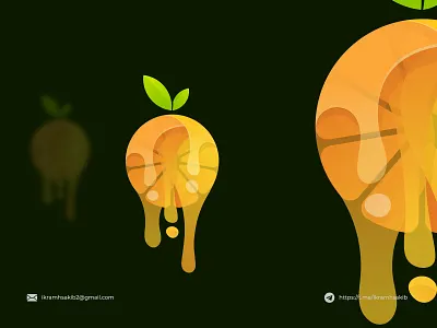 Orange Juice logo identity brand identity branding colorful fun designer hire elegant creative flat logomak flow fruit graphic design juice liquid logo logo design minimalist logo modern modern logo monogram symbol orange playful and gradient simple and professional