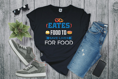 food t-shirt design branding design