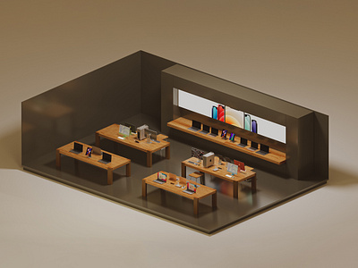 Apple Store | Istanbul 3d app apple blender design graphic design icons illustration inter render