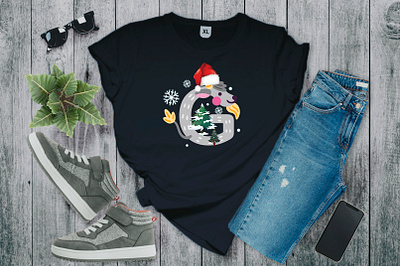 Winter Alphabet Design Sublimation - G design