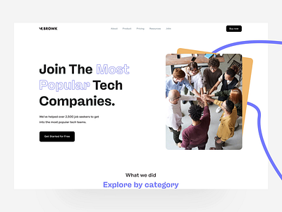 The Browk web site design interaction company design home page home page design home page interaction home page ui home page ux landing landing page landing page design interaction landing ui product page ui user experience user interface ux web website website design ui website ux ui