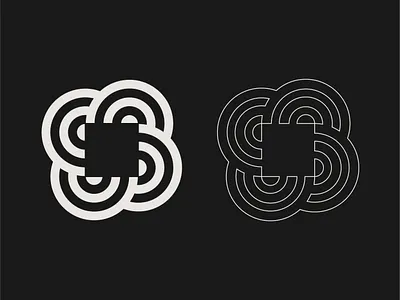 Square And Circle Symbol branding business circle crypto cryptocurrencies cryptocurrency graphic design logo logo design logodesign mark negative square startup symbol trademark
