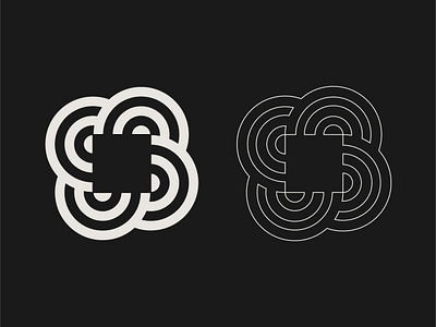Square And Circle Symbol branding business circle crypto cryptocurrencies cryptocurrency graphic design logo logo design logodesign mark negative square startup symbol trademark